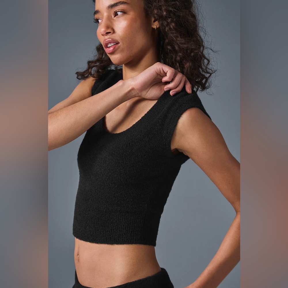 NWT Alo Yoga Snuggle Up Sweater Short Sleeve - Picture 3 of 9